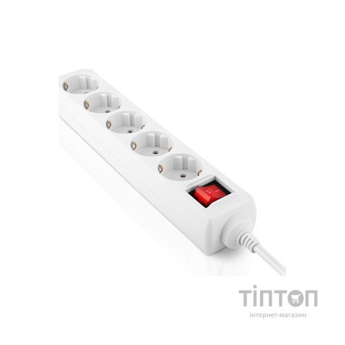 Мережевий фільтр живлення REAL-EL RS-Protect M 5m, white (EL122300029)