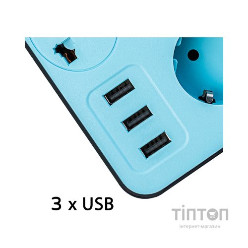 Мережевий фільтр живлення XoKo XK-SP-3-3-1