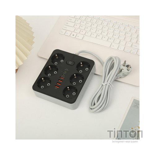 Мережевий фільтр живлення XoKo XK-SP-6-4-2-BK