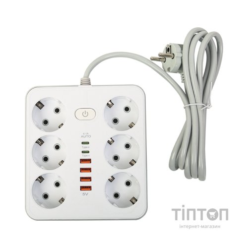 Мережевий фільтр живлення XoKo XK-SP-6-4-2-WH