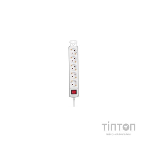 Мережевий подовжувач 2E 5XSchuko з вимикачем,1.5м, white (2E-U05ESM1.5)