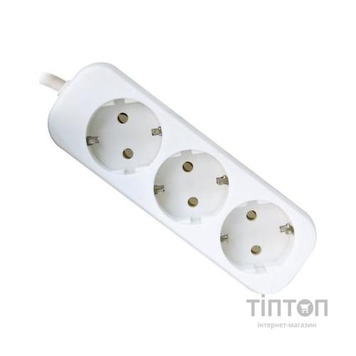 Мережевий подовжувач Defender E350 5.0 m 3 роз white (99223)