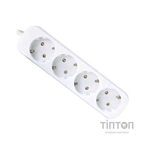 Мережевий подовжувач Defender E430 3.0 m 4 роз white (99226)