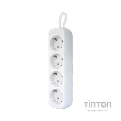 Мережевий подовжувач Defender E430 3.0 m 4 роз white (99226)