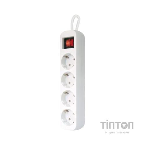 Мережевий подовжувач Defender S430 3.0 m 4 роз switch white (99238)