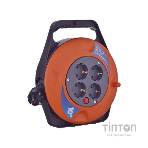 Мережевий подовжувач EMOS катушка 4 роз., 10 м (P19510)