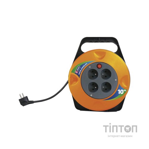 Мережевий подовжувач EMOS катушка 4 роз., 10 м (P19510)