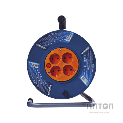 Мережевий подовжувач EMOS катушка 4 роз., 20 м (P09220)
