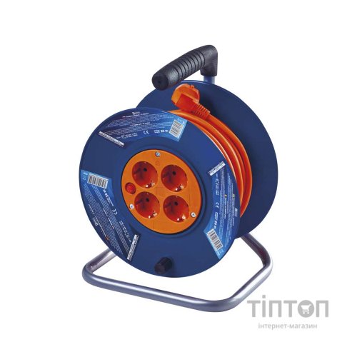 Мережевий подовжувач EMOS катушка 4 роз., 20 м (P09220)