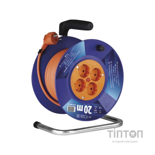 Мережевий подовжувач EMOS катушка 4 роз., 20 м (P09220)