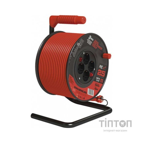 Мережевий подовжувач EMOS катушка 4 роз., 25 м (P092251)
