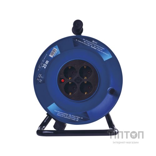 Мережевий подовжувач EMOS катушка 4 роз., 25 м (P09225M)