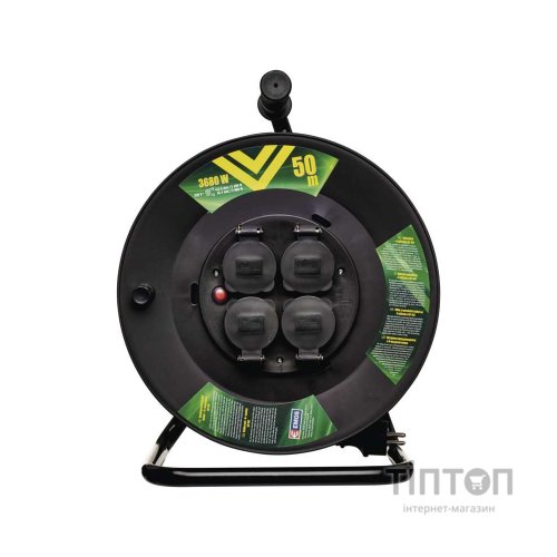 Мережевий подовжувач EMOS катушка 4 роз., 50 м (P08250)