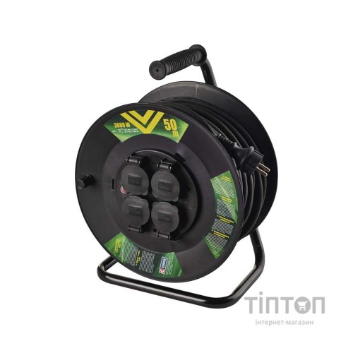 Мережевий подовжувач EMOS катушка 4 роз., 50 м (P08250)