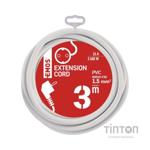 Мережевий подовжувач EMOS P0123R