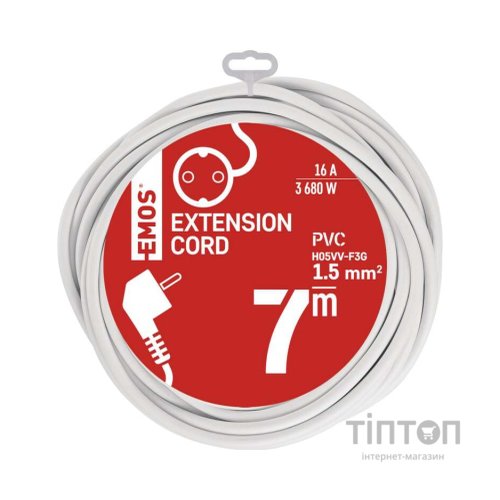 Мережевий подовжувач EMOS P0127R