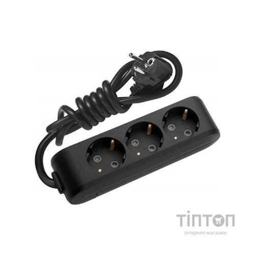 Мережевий подовжувач Panasonic X-tendia із заземленням 3 розетки, 3м (WLTB04332BL-UA)