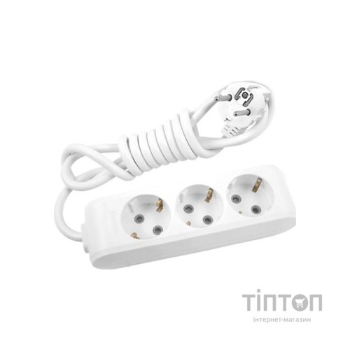 Мережевий подовжувач Panasonic X-tendia із заземленням 3 розетки, 3м (WLTB04332GR-UA)