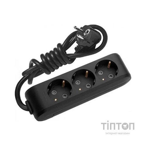 Мережевий подовжувач Panasonic X-tendia із заземленням 3 розетки, 5м (WLTB04352BL-UA)