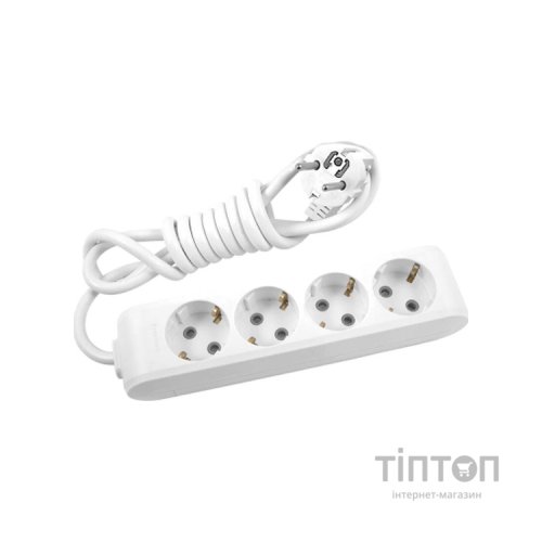 Мережевий подовжувач Panasonic X-tendia із заземленням 4 розетки, 2м (WLTB04422GR-UA)