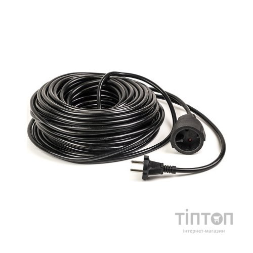 Мережевий подовжувач PowerPlant 30 м, 2x1.0мм2, 8А (JY-3021/30) (PPEA08M300S1)