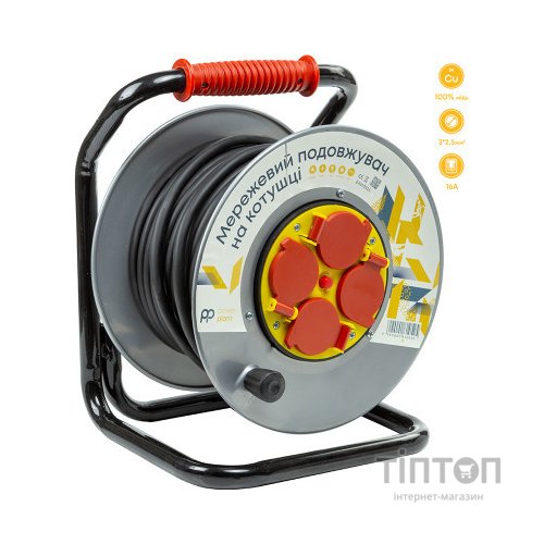 Мережевий подовжувач PowerPlant JY-20022/25, 25м (EX610525)