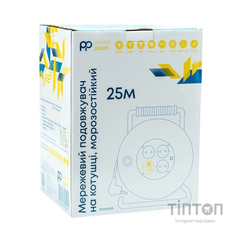 Мережевий подовжувач PowerPlant JY-20022/25, 25м (EX610525)