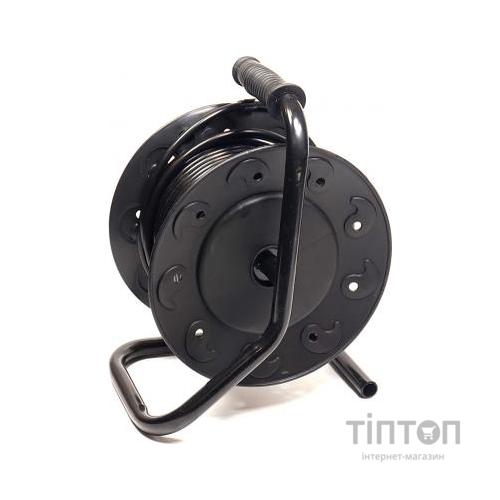 Мережевий подовжувач PowerPlant на катушке 15 м, 4 розетки (JY-2002/15) (PPRA10M150S4)