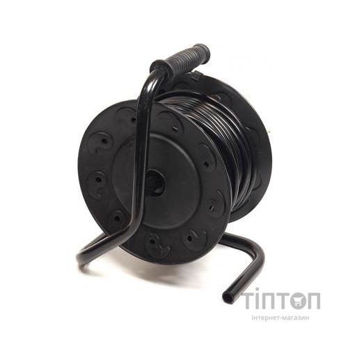Мережевий подовжувач PowerPlant на катушке 20 м, 4 розетки (JY-2002/20) (PPRA10M200S4)