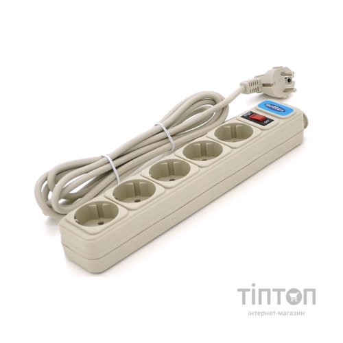 Мережевий подовжувач SVІTTEX YT-SV-001, 5 роз, 1.8м (YT-SV-001)