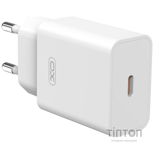 Мережевий зардний пристрій XO L126 - 20W PD Single port USB-C White