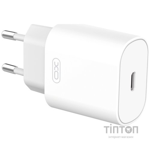 Мережевий зардний пристрій XO L91 - 25W PD Single port USB-C White