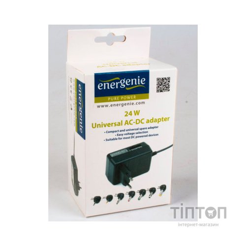 Мережевий зарядний пристрій EnerGenie універсальний 24Вт (EG-MC-009)