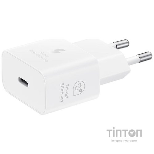 Зарядний пристрій Samsung 25W Power Adapter (w C to C Cable) White (EP-T2510XWEGEU)