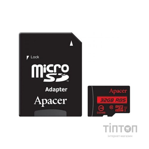 MicroSD Apacer 32GB UHS-I U1 adapter (R85MB/s)