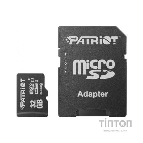 MicroSD Patriot 32Gb Class10 з адаптером SD
