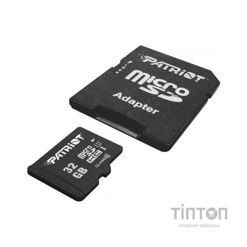 MicroSD Patriot 32Gb Class10 з адаптером SD