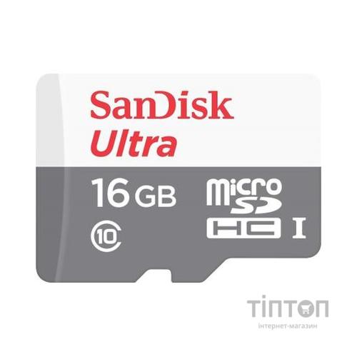 MicroSD SANDISK 16GB Ultra C10 80MB/s no adapter