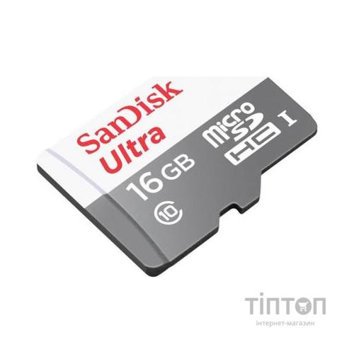 MicroSD SANDISK 16GB Ultra C10 80MB/s no adapter