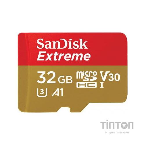 MicroSD SanDisk 32GB V30 A1 UHS-I U3 R100/W60MB/s 4K Extreme SD