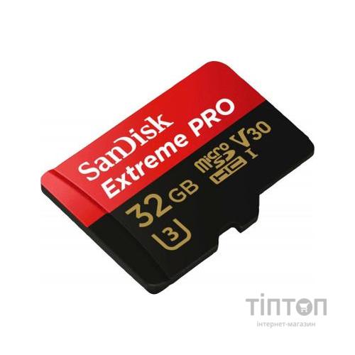 MicroSD SanDisk 32GB V30 A1 UHS-I U3 R100/W90MB/s 4K Extreme Pro SD