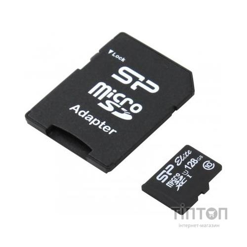 MicroSD Silicon Power 128 GB Class 10 UHS-I Elite з адаптером