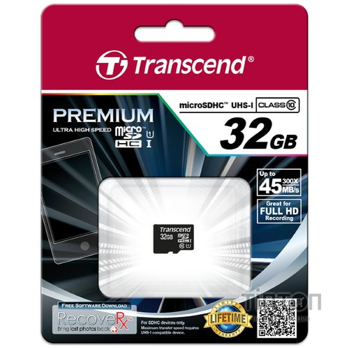 MicroSD Transcend 32Gb Class10