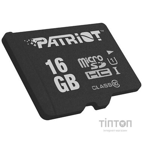 Карта пам'яті Patriot 16GB microSDHC class 10 UHS-I LX (PSF16GMDC10)