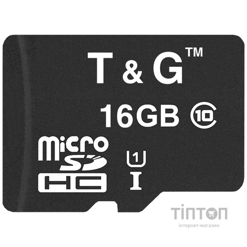 MicroSDHC  16GB UHS-I Class 10 T&G (TG-16GBSD10U1-00)