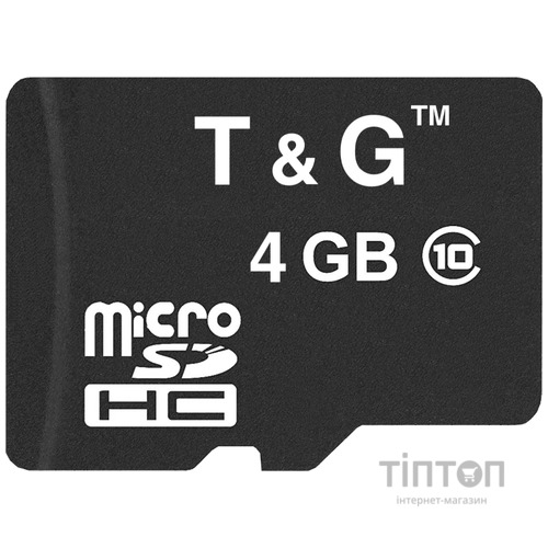 MicroSDHC 4GB UHS-I Class 10 T&G (TG-4GBSDCL10-00)