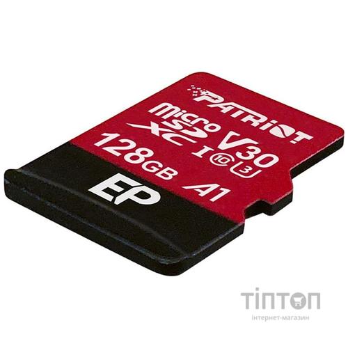 Карта пам'яті Patriot 128GB microSDXC class 10 UHS-I/U3 EP A1 (PEF128GEP31MCX)