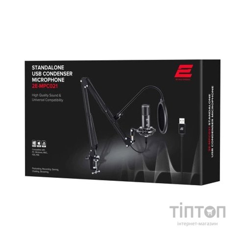 Мікрофон 2E MPC021 Streaming USB Black (2E-MPC021)