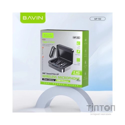 Мікрофон BAVIN MP-102 Type-C Black (MP-102 BK)