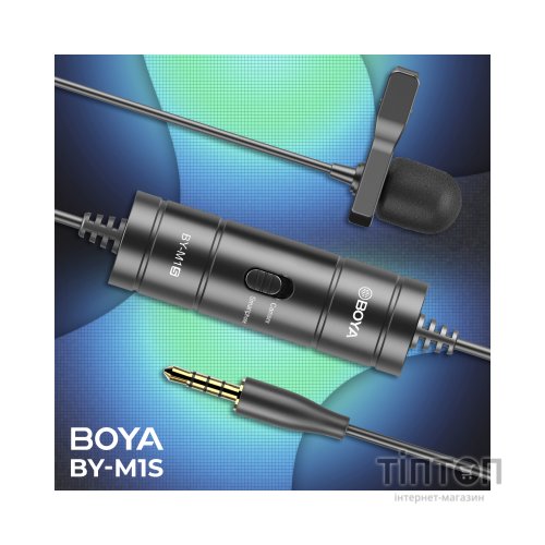 Мікрофон Boya BY-M1S Black (BY-M1S)